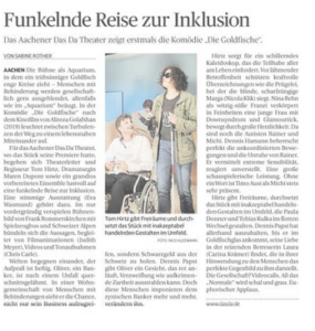 Premierenkritik aus der Aachener Zeitung